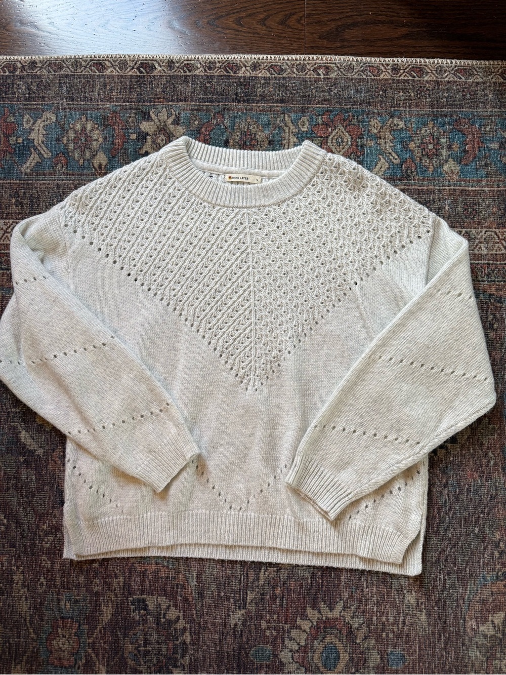 Marine Layer Open Knit Pullover Sweater